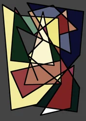 Kubistische Landschaft, 2017